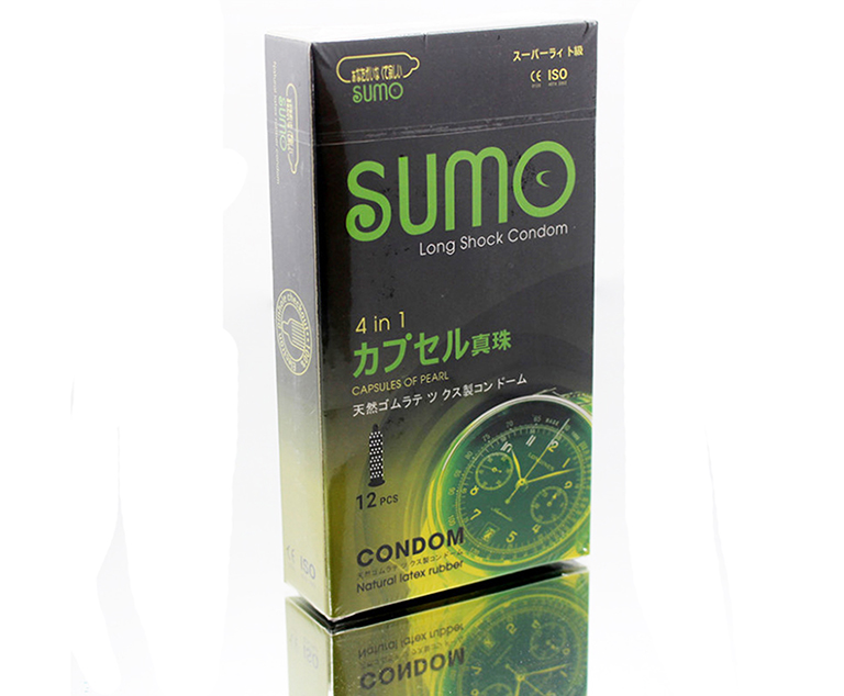Bao cao su chống xuất tinh sớm Sumo là sản phẩm của Hàn Quốc